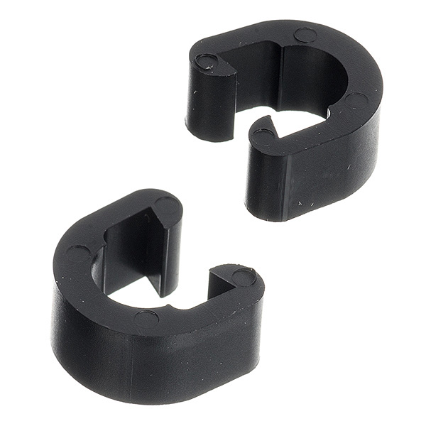 Клипса для оплеток STG  C-clip,YZ-16014 (100) черн, 100 шт