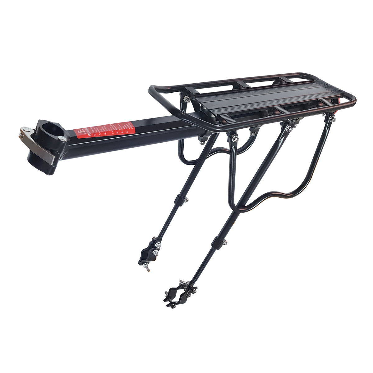 Багажник HS-022 консольный  телескопические стойки на перья вилки, алюминий, с экцентриком, с защитн