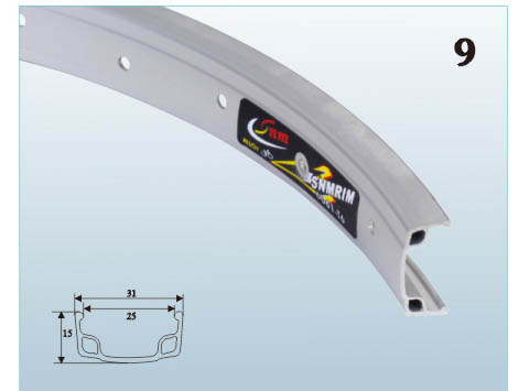 Обод одинарный 24x1.75-2.125 серебр. 36H