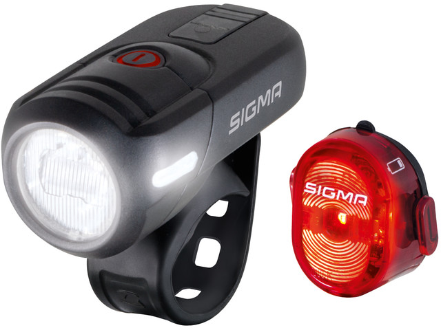 Комплект освещения SIGMA SPORT AURA 45 USB / NUGGET II с кабелем USB