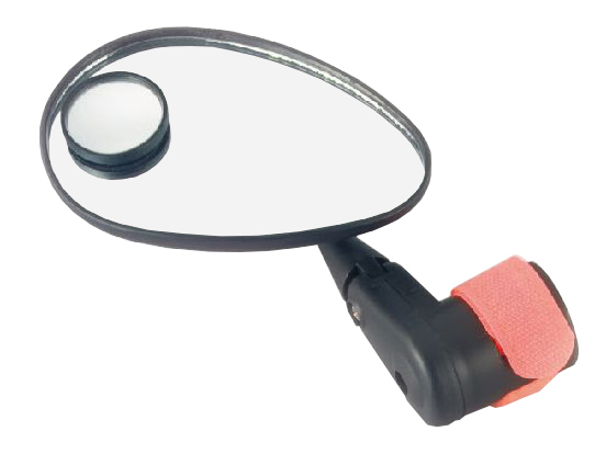 Зеркало DX-222SVD прямоевыпуклое 32мм, с регулировкой в различных плоскостях. Крепление на липучке. 