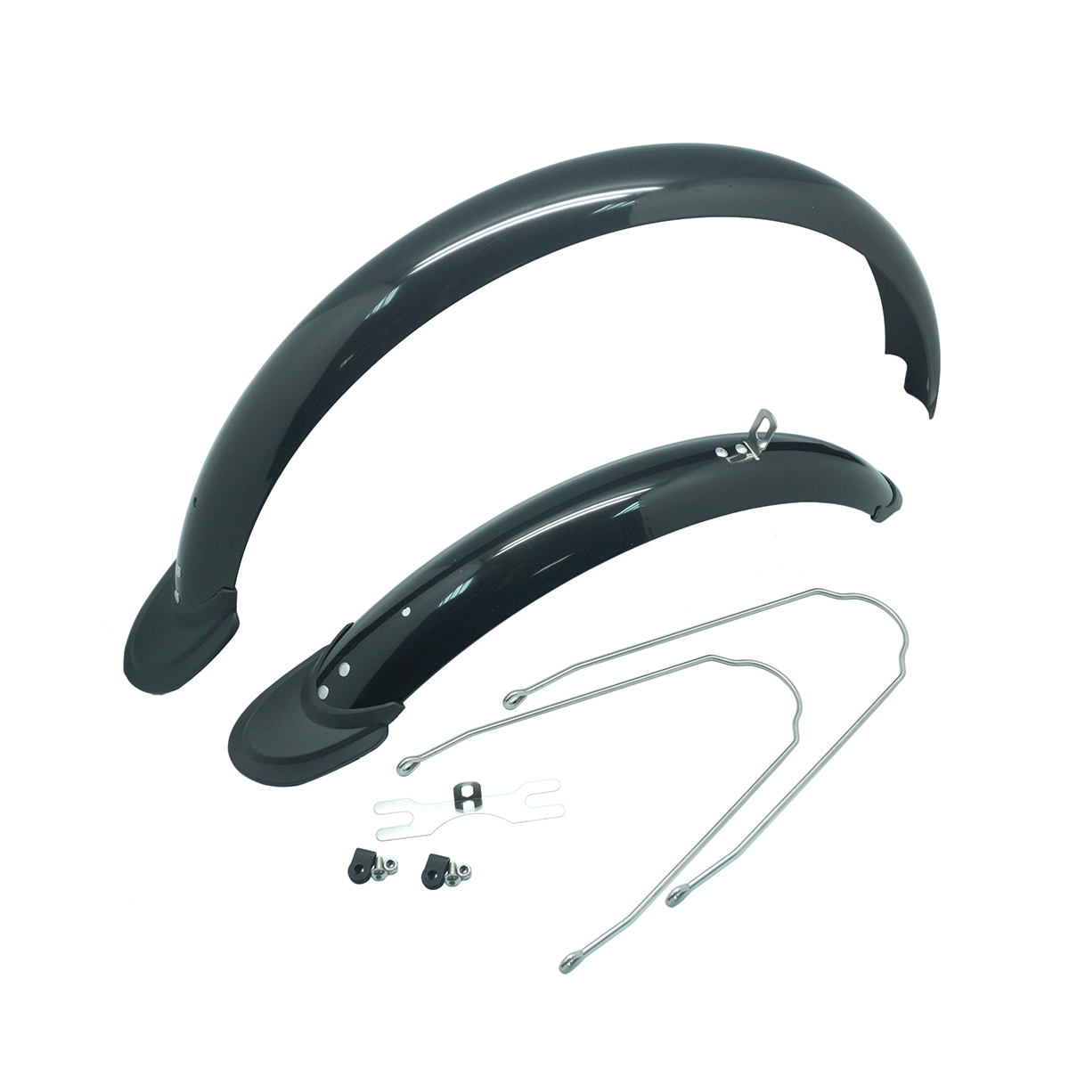 Крылья ПВХ с одинарными стойками 58мм 20 чрные