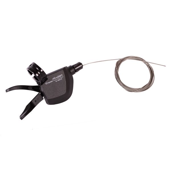 Шифтер Microshift SL-M851, правый, 11ск., трос 1800 мм, черный