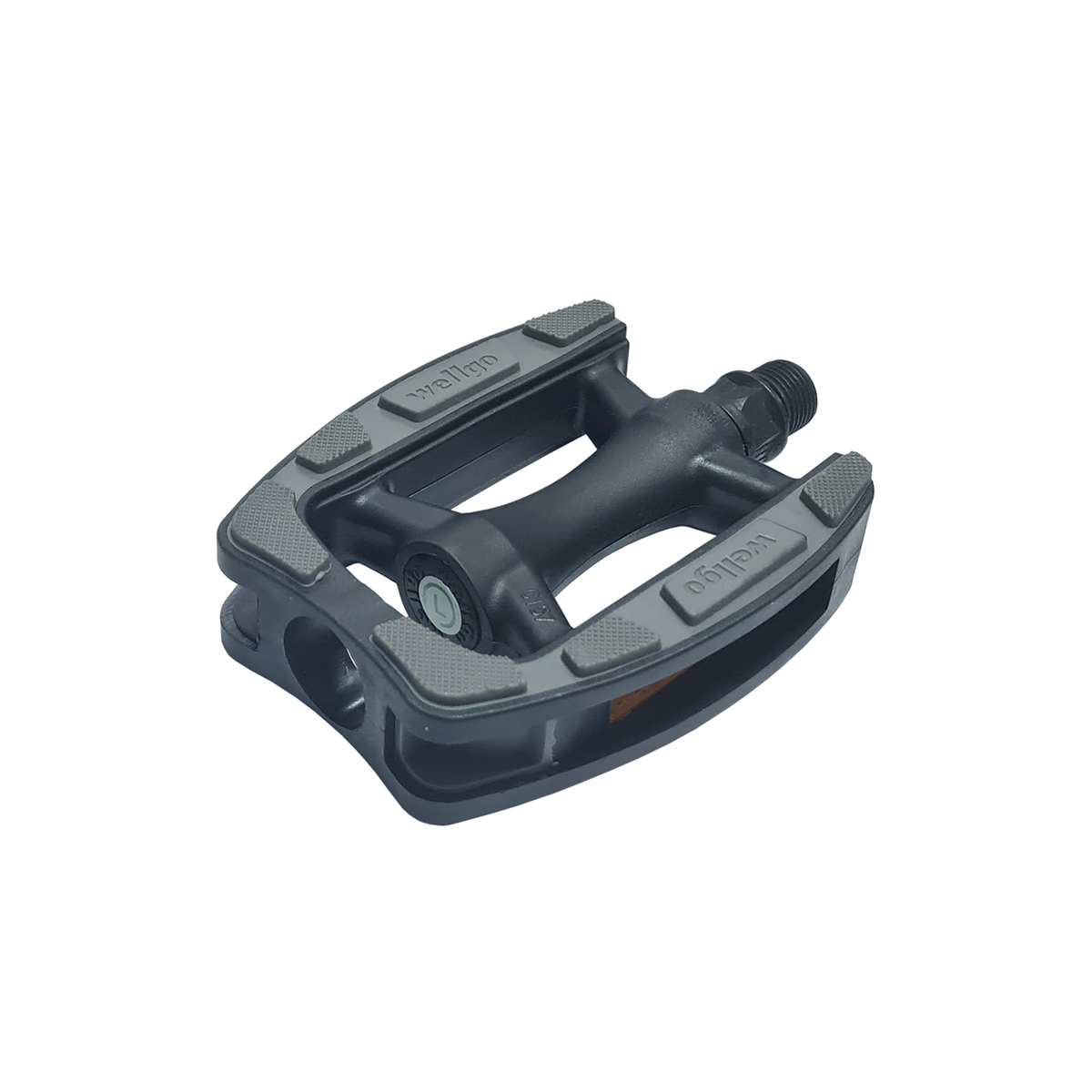 WELLGO Педали C157, CITY, пластик/Kraton, ось из бористой стали, 9/16, с подшипниками, 99х63х25мм, 2