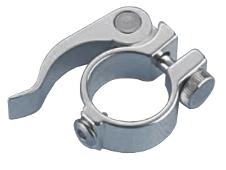 Зажим подседельный 30,2мм с эксцентриком, с фиксирующим болтом, алюминий