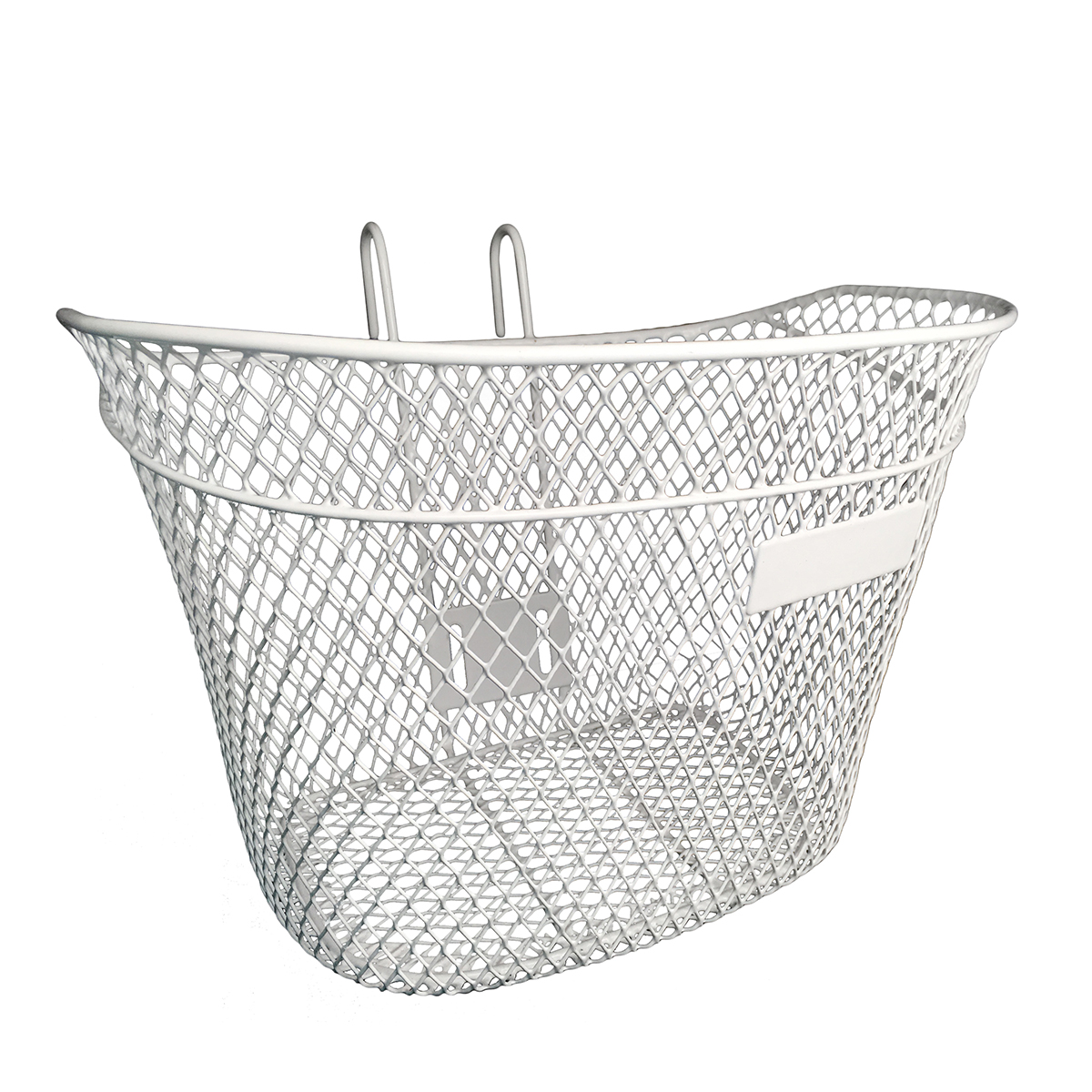 Корзина передняя с крючками 29х26х22 белая