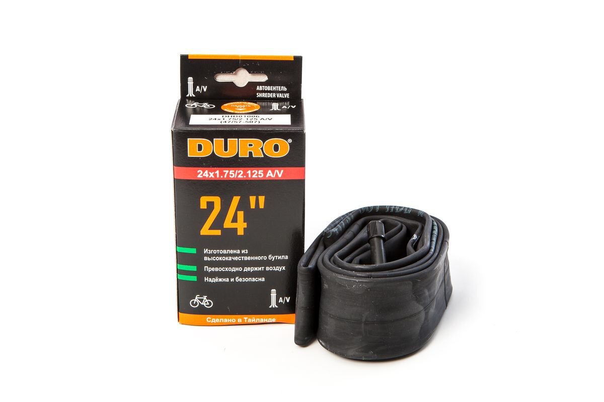 Камера 24 DURO 24х1,95/2,125 A/V-48 бутил (в инд. упак.)