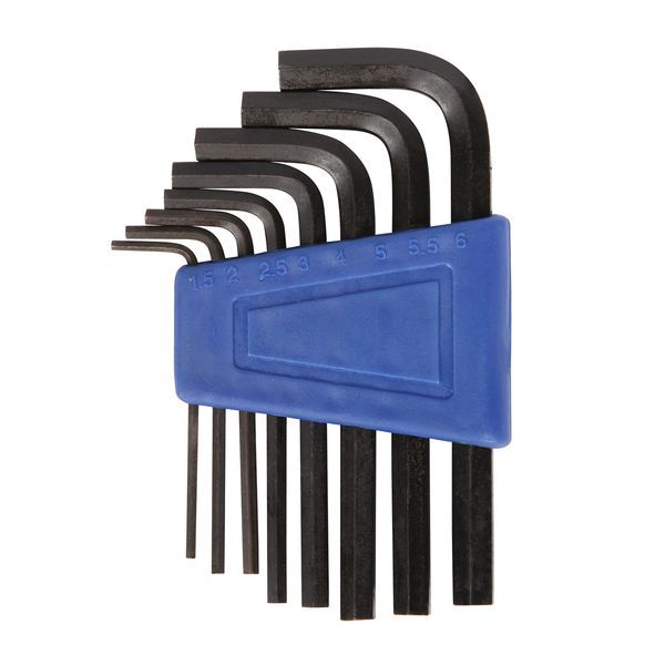 Ключи шестигранники YC-623, 1,5/2/2.5/3/4/5/6/8/10, 8 предметов