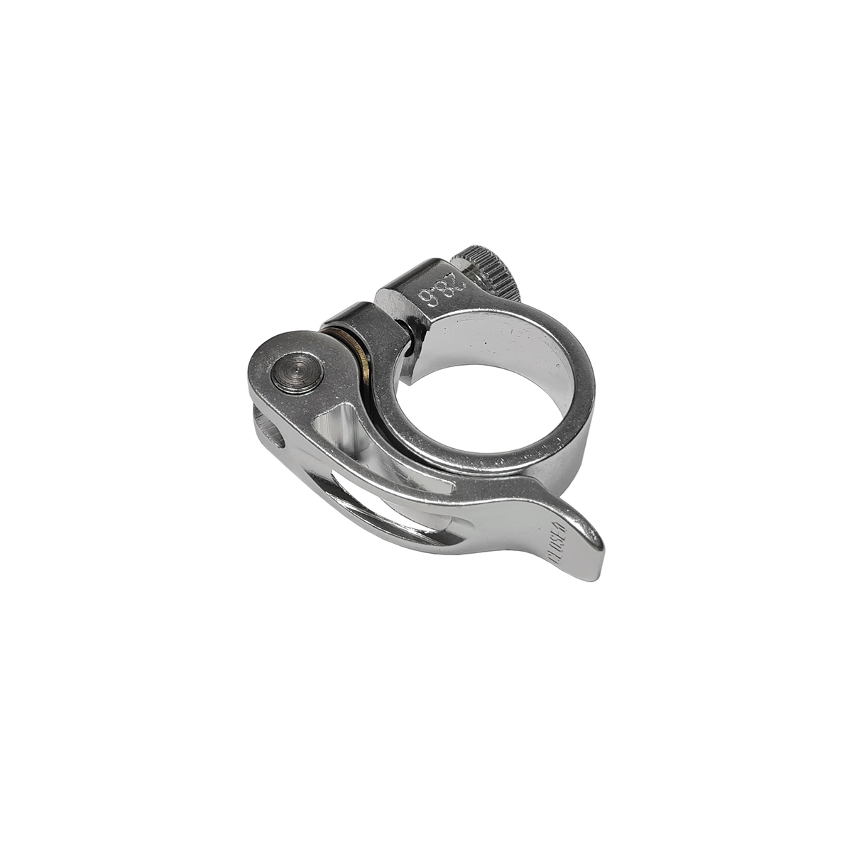 Зажим подседельный AT-101 31,8 мм с эксц. SQR-116 серебристый
