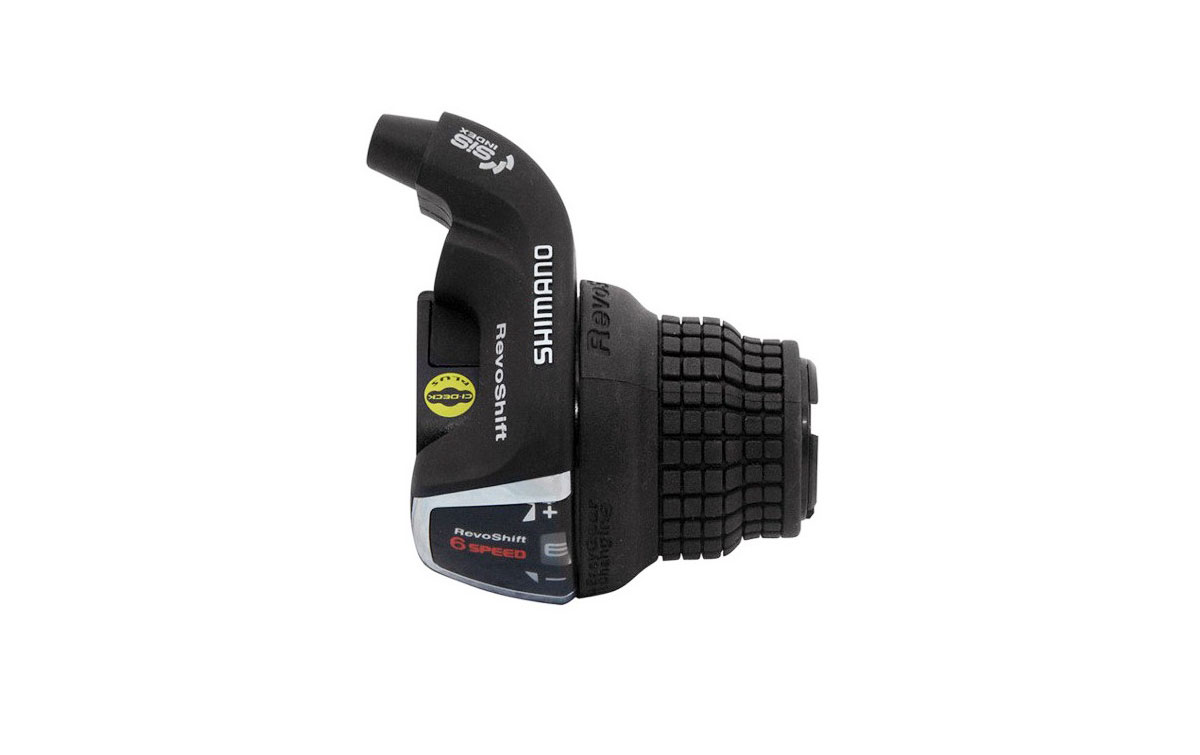 Шифтер Shimano Tourney TY, RS35, правый, 6 скоростей (SIS), индикатор, трос 2400мм, черный, без упак