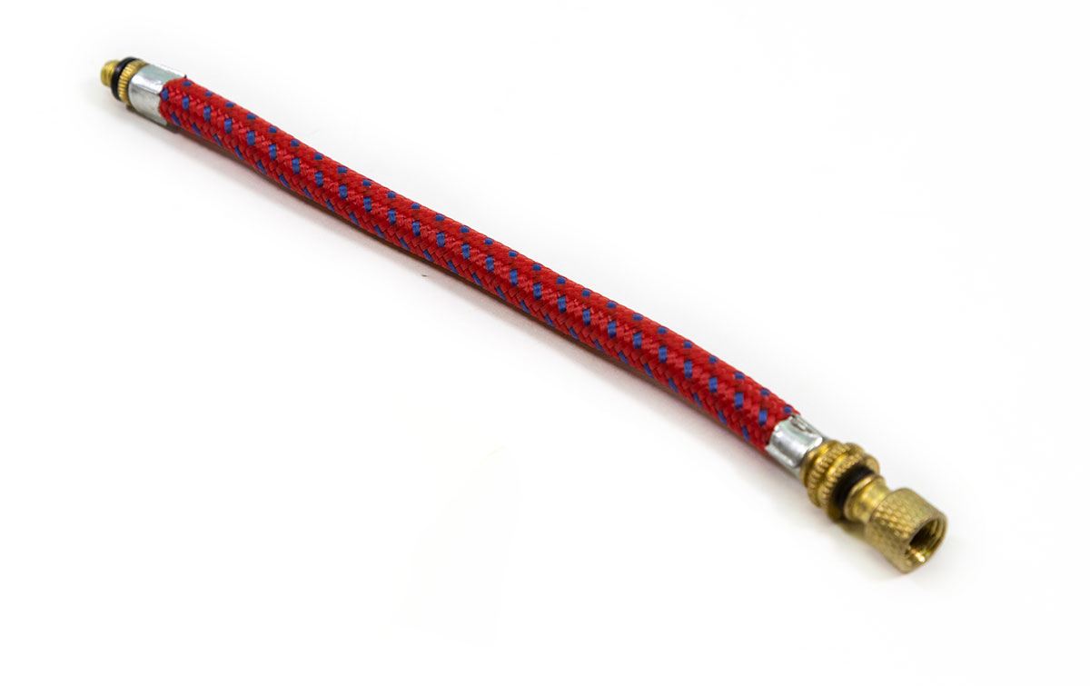 Шланг BEE PUMP для ручного насоса , под велониппель DV с переходником на автомобильный ниппель AV, р