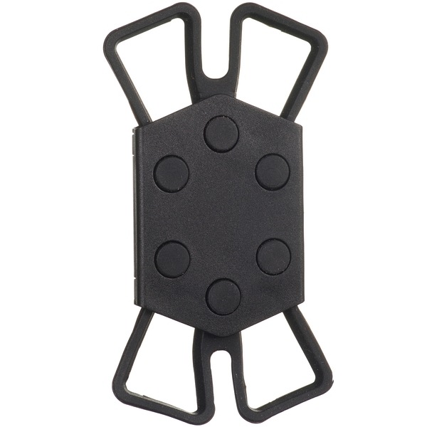 Держатель для телефона JY-530-8 аллюмин/силикон.  Черный