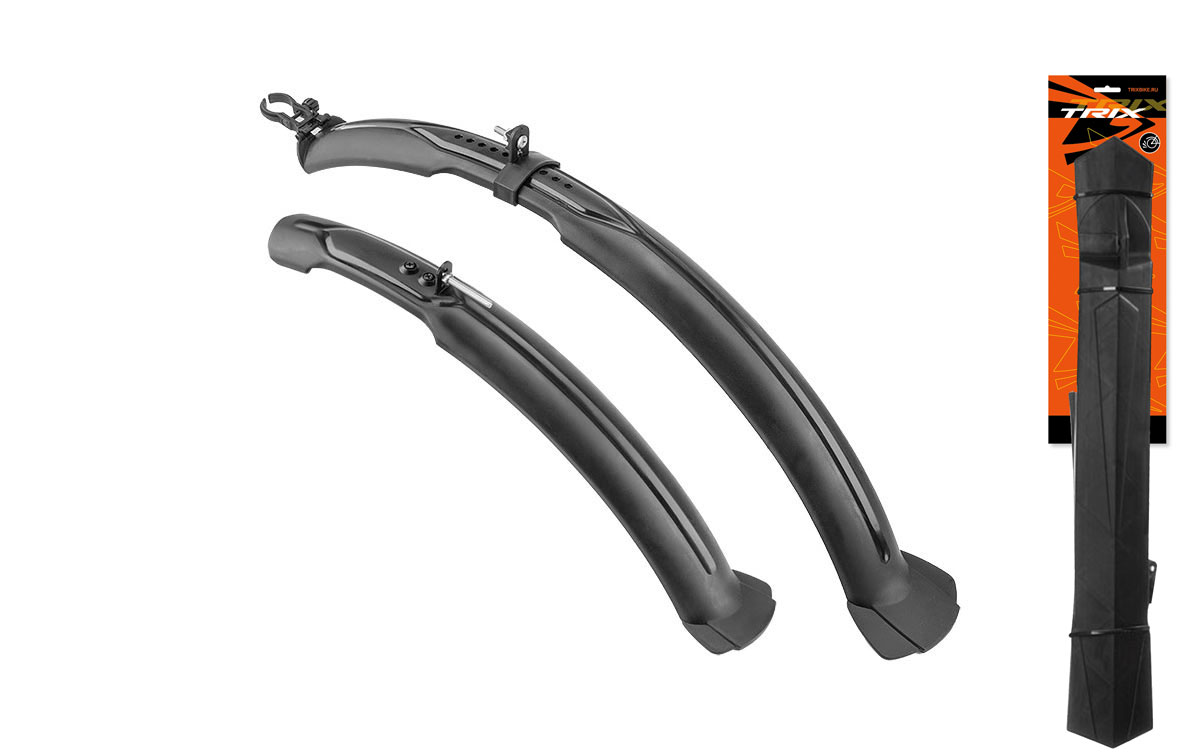 Крылья TRIX  27,5-29, к-кт перед./задн., крепеж перед. за бустер вилки, задн. двойное за раму ширина