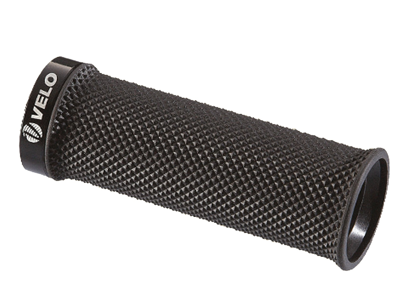 VELO Грипсы VLG-884-3AD2-L1-G2, 22,4х92мм, пластик/гель, поверхность Diamond, с 1 ал.грипстопом G2 L