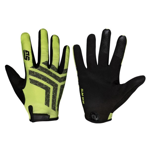 Перчатки полноразмерные STG Slim Skin, размер M, зеленый с черным