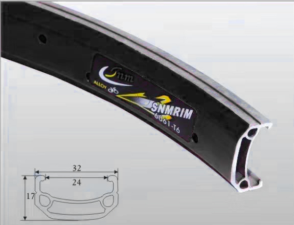 Обод двойной 20x1.75-2.125 чрный 36H для BMX