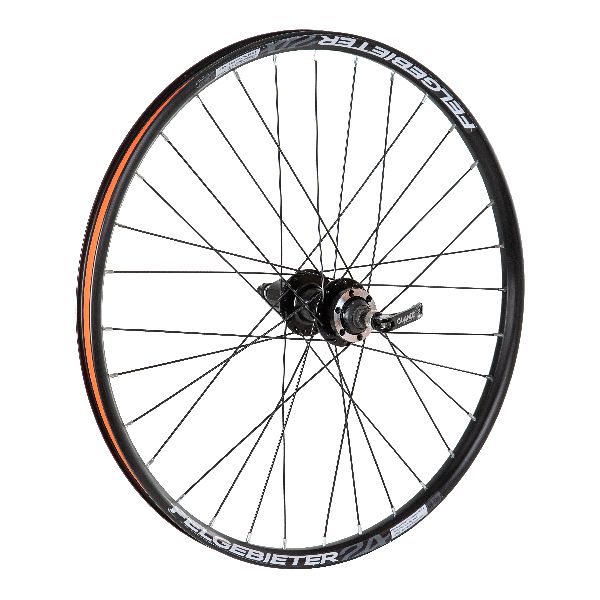 Колесо 24 заднее(без резины), двустенный алюм.обод 32 отв, втулка KT-MD4R алюм 6 болтов.под диск.т