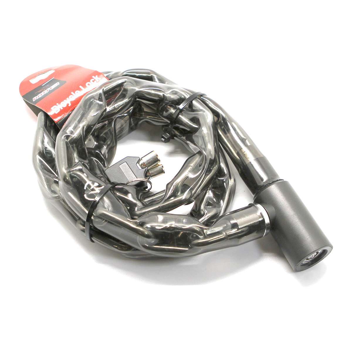 Замок-цепь D6х1200мм в резиновой оболочке,в торг.уп.