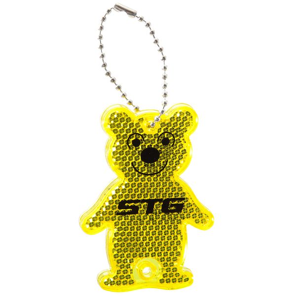 Светоотражатель STG KW-101, брелок Медведь.