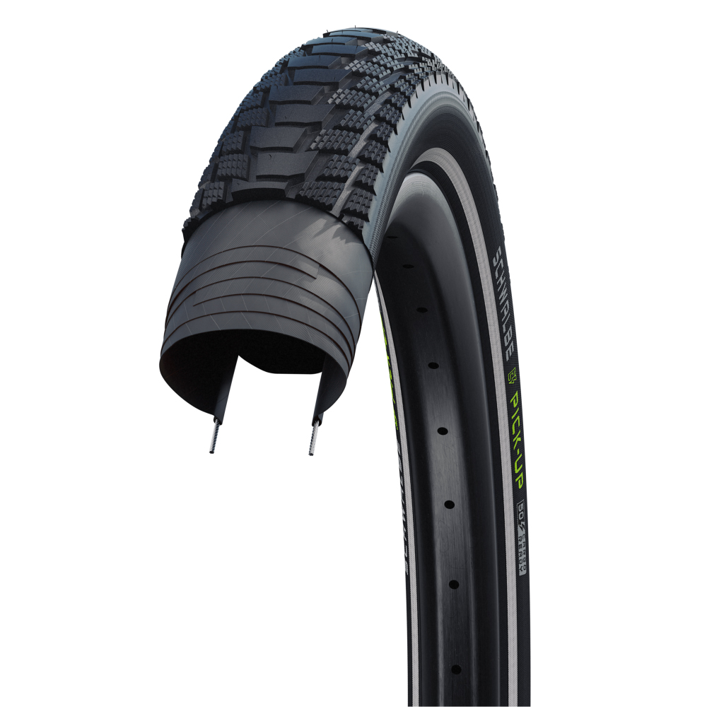 Покрышка Schwalbe 24x2.1 (55-507) PICK-UP Perf, Super Defense, TwinSkin B/BRT HS609 ADDIX E