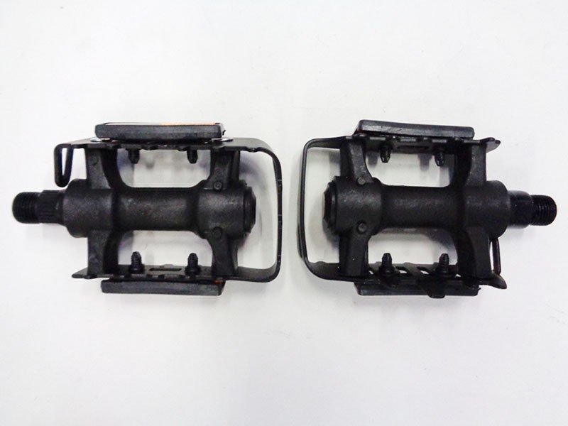 Педаль пластик 2603-70 MTB, 9/16 с алюмин. рамкой