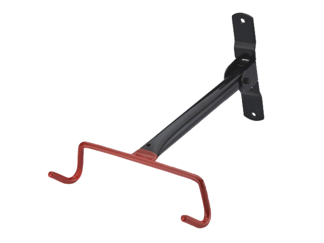 Крепление настенное для хранения велосипеда c двумя крюками под верхнюю трубу рамы и системой склады