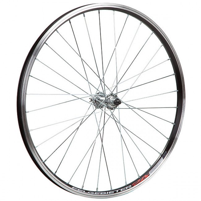 Колесо 24" перед, двустен.обод 32 отв., втулка SF A08F сталь под V/D, эксцентрик