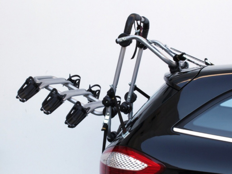 Peruzzo Автобагажник на заднюю дверь FIRENZE, алюм., труба D30 мм, для 3 в-дов весом до 15кг, ширино