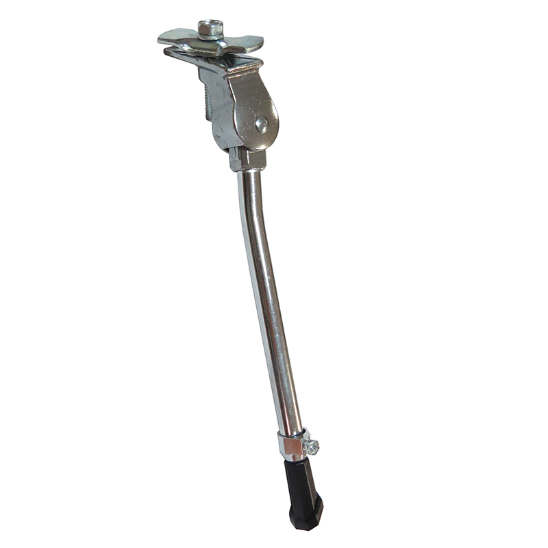 SHUNFENG Подножка центральная алюминиевая 24-28 с фиксирующей пластиной серебристая