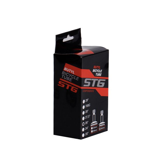 Камера велосипедная STG, бутил ,26Х1,75/1,95 ,велониппель 48мм (упак. коробка)