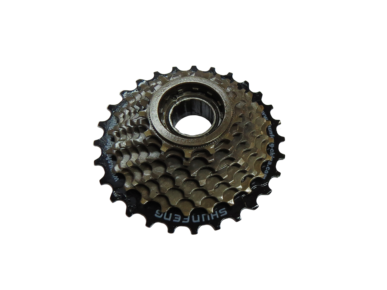 SHUNFENG Трещотка 8 ск. 13-14-16-18-20-22-24-28T дискретная коричневая