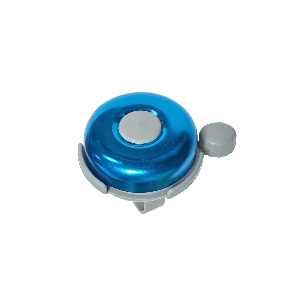 Звонок 52мм голубой/серый, алюминий/пластик