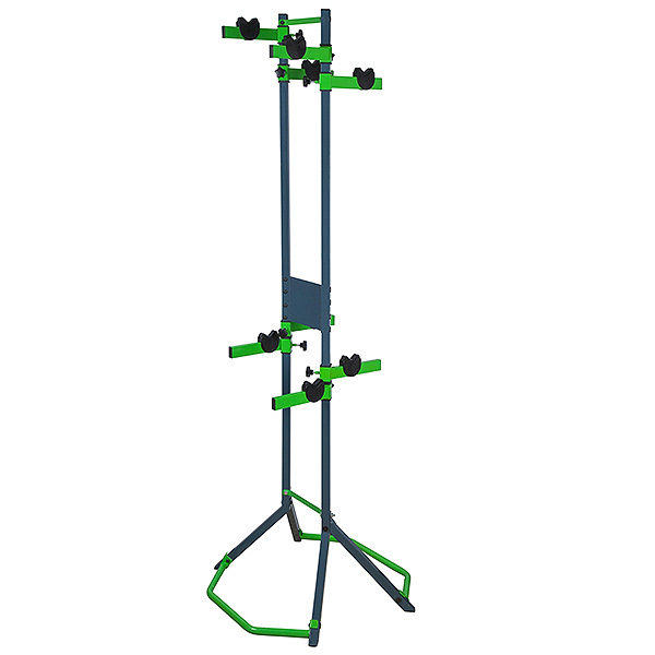 Стойка для велосипеда (зелно-серая)