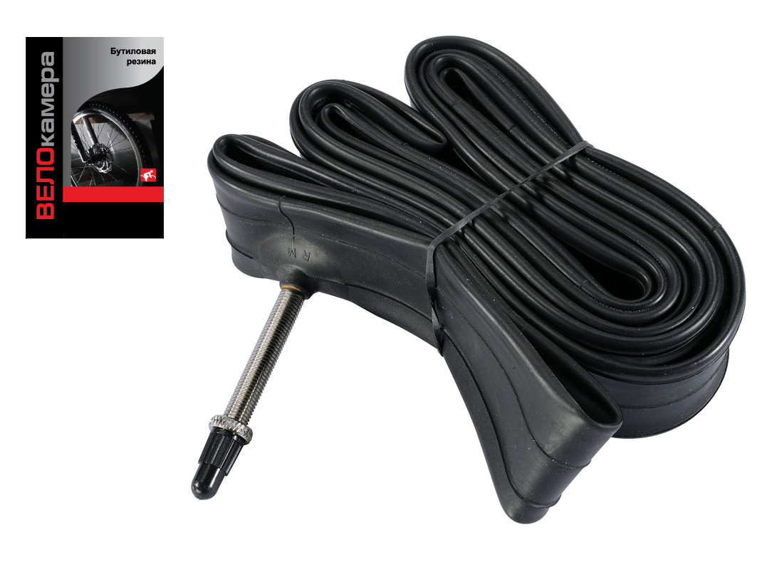 Камера бутиловая SUNCHASE F/V 36мм 27,5 (650B)x2,1/2,35 в цветной коробочке