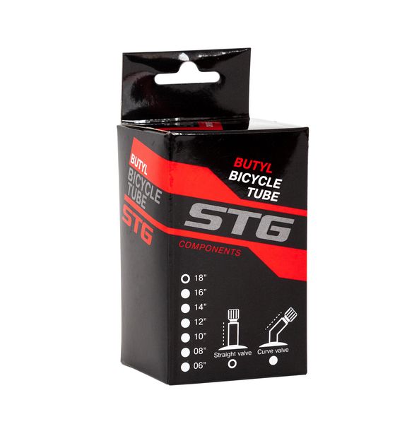 Камера велосипедная STG, бутил,18Х1.95/2,125 ,автониппель 33мм (упак. коробка)